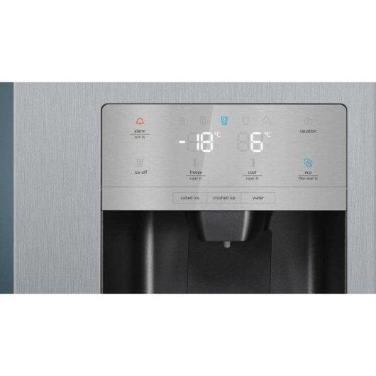 Frigorífico Americano Siemens iQ500 KA93GAIDP No Frost 178,7cm 560L D Cinzento