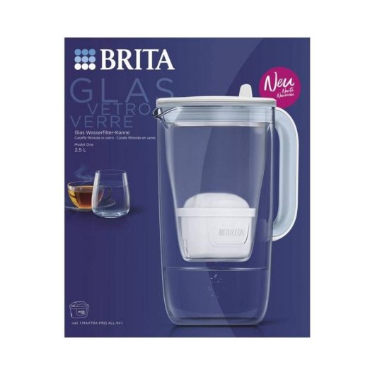 Wasserfilter BRITA 1046673 für Karaffe 2,5 L hellblau Maxtra