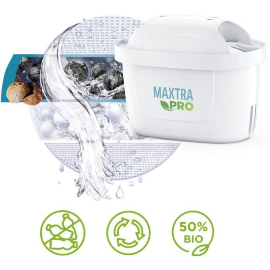 Wasserfilter BRITA 1046673 für Karaffe 2,5 L hellblau Maxtra
