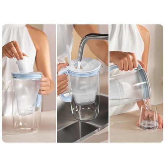 Wasserfilter BRITA 1046673 für Karaffe 2,5 L hellblau Maxtra