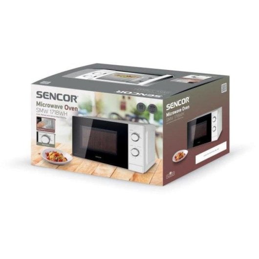 Microonde Sencor SMW 1718WH 20L 700W Timer Segnale Acustico