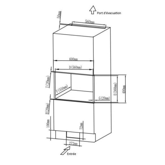 Microondas Continental Edison CEMO20EBM2 20 Litros 1280W plato giratorio 25,5 cm