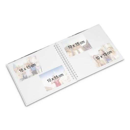 Album fotografico Hama Lovely blu 100 pagine spirale 10 x 15 cm FSC