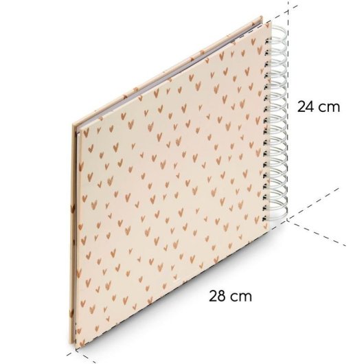 Album fotografico Hama 00007701 Beige 50 pagine spirale 10x15 cm