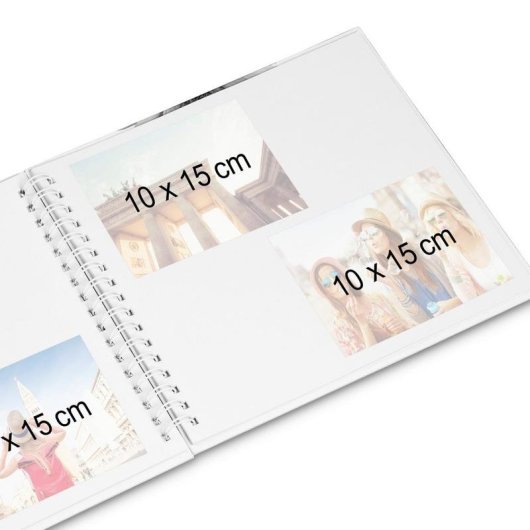 Album fotografico Hama 00007701 Beige 50 pagine spirale 10x15 cm