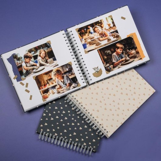 Album fotografico Hama 00007701 Beige 50 pagine spirale 10x15 cm