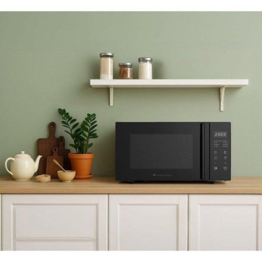 Microondas Continental Edison CEMO23FB 23 Litros 1280W con Grill Cavidad Plana