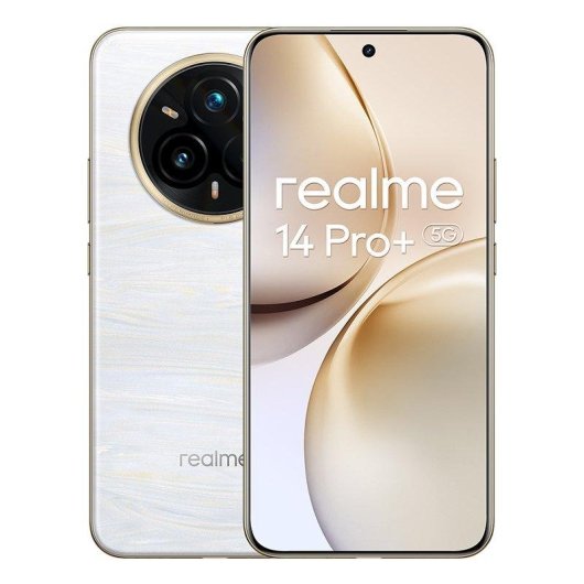 Realme 14 Pro Plus 5G 256GB 8GB 6,83" Branco Câmaras Sony