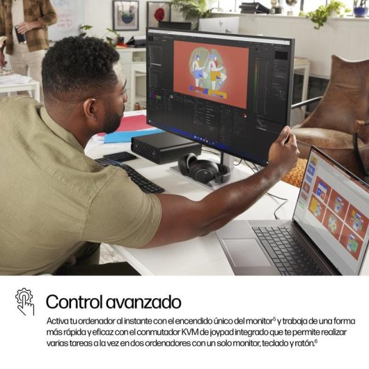 Monitor PC HP Serie 7 Pro 31,5" UltraHD 4K 60Hz IPS Black Thunderbolt 4 Regolabile in altezza