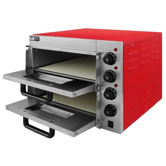 Horno Convección MonsterShop Kukoo Doble Cámara 40L Manual Temporizador 350ºC