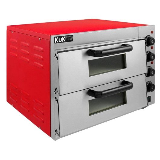 Horno Convección MonsterShop Kukoo Doble Cámara 40L Manual Temporizador 350ºC