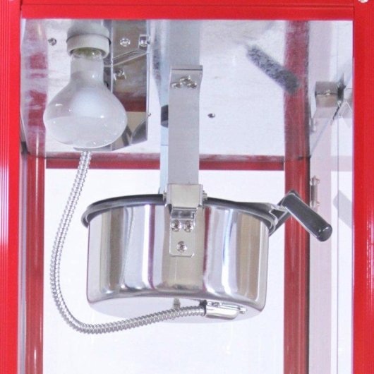 Palomitera MonsterShop Kukoo con carrito y caldera de acero inoxidable