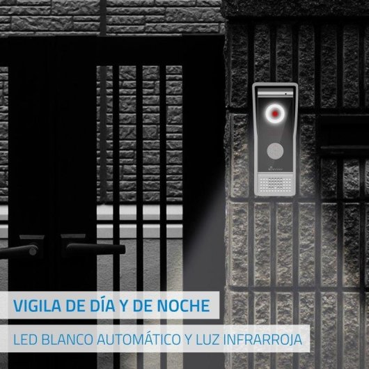 Videoportero Nivian Pantalla 7" HD 110° 2 Hilos Visión Nocturna