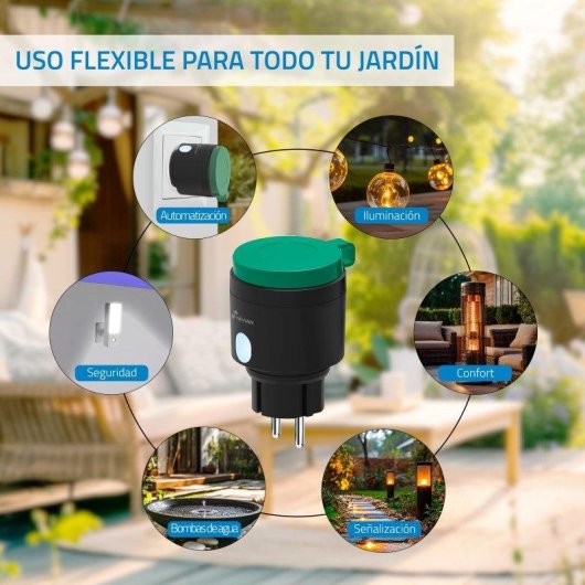 Enchufe Inteligente Nivian Wifi Control por Voz y Estadísticas de consumo