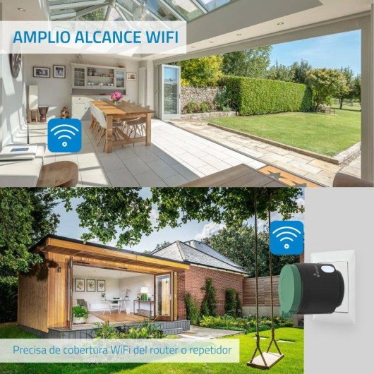 Enchufe Inteligente Nivian Wifi Control por Voz y Estadísticas de consumo