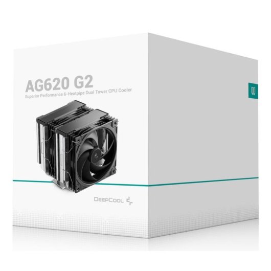 Refrigerazione Aria Deepcool Socket AM4 AM5 LGA1700 120mm AG620 G2 Doppia Ventola