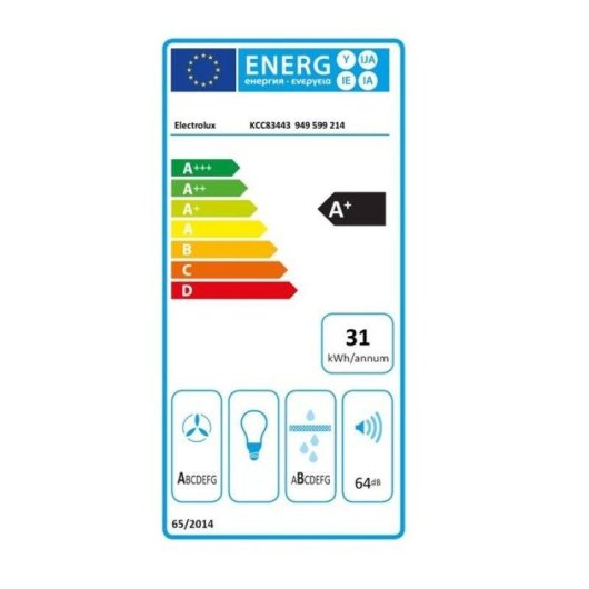 Placa Electrolux KCC83443 inducción 4 zonas con extractor integrado