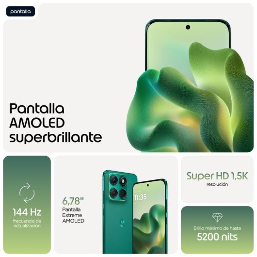 Motorola Edge 70 Fusion 5G 8GB 256GB 6.78" Verde