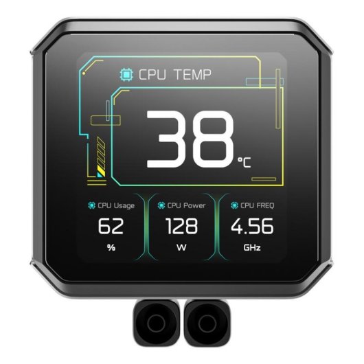 Refrigeração Líquida Deepcool Spartacus 420 420mm 3 Ventoinhas RGB Ecrã TFT
