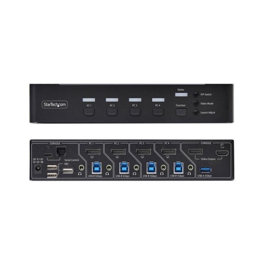 KVM Switch StarTech P4AD122M DisplayPort 4K60 USB 3.0 Multiview