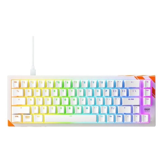 Clavier CHERRY K5 PRO TMR Compact magnétique 65 pourcent RGB Hot-Swappable QWERTY US English
