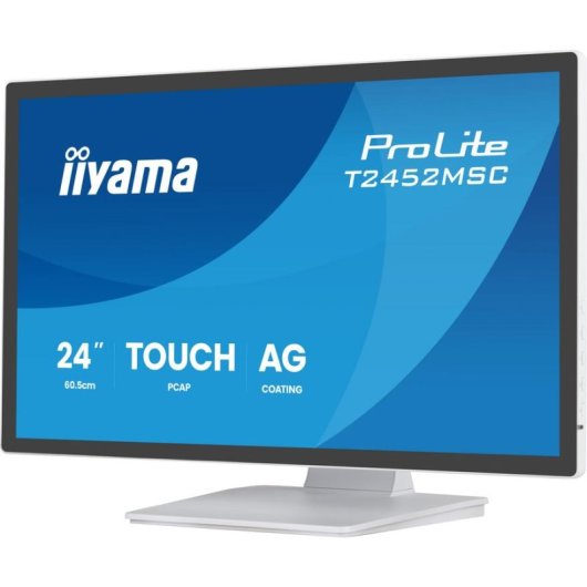 Monitor iiyama T2452MSC-W2AG 24" FullHD 60Hz IPS Táctil Altavoces Blanco