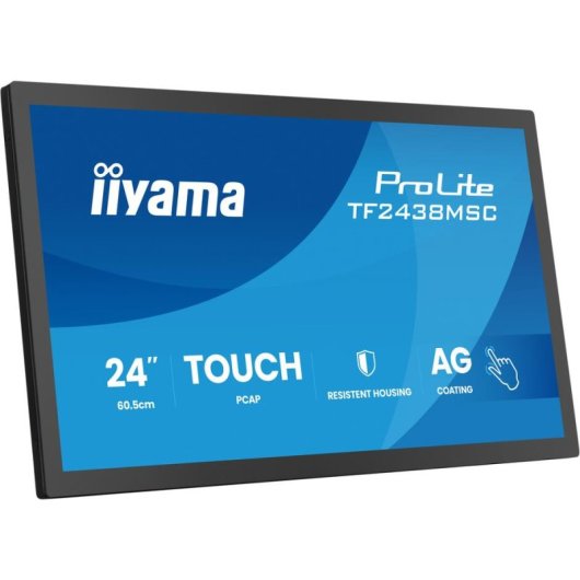 Ecran PC iiyama TF2438MSC-B2 23,8" Full HD 120Hz IPS Tactile Haut-parleurs VESA