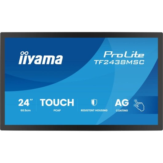 Ecran PC iiyama TF2438MSC-B2 23,8" Full HD 120Hz IPS Tactile Haut-parleurs VESA