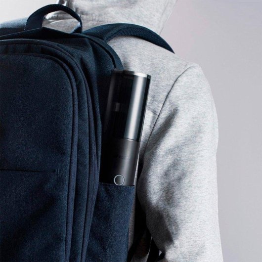 Aspirador de Mão Roidmi Nano Preto 8W 25min Filtro HEPA LED