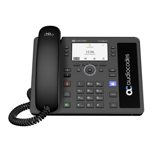 Telefon Audiocodes C435HD Touchscreen 4,3 Android PoE Gigabit