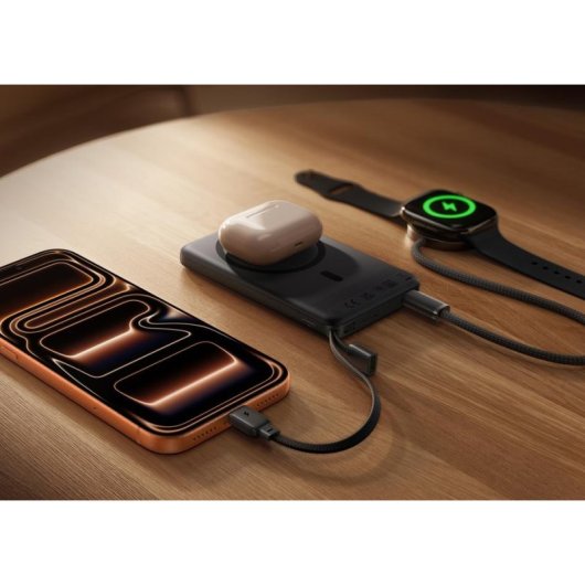 Bateria externa Baseus PicoGo E0029000 10000 mAh 45W MagSafe Qi2.2 Preto