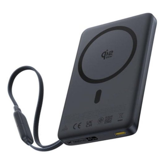Bateria externa Baseus PicoGo E0029000 10000 mAh 45W MagSafe Qi2.2 Preto