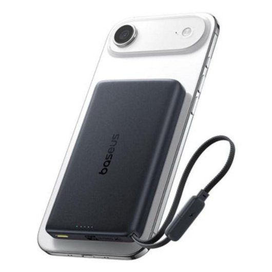 Bateria externa Baseus PicoGo E0029000 10000 mAh 45W MagSafe Qi2.2 Preto