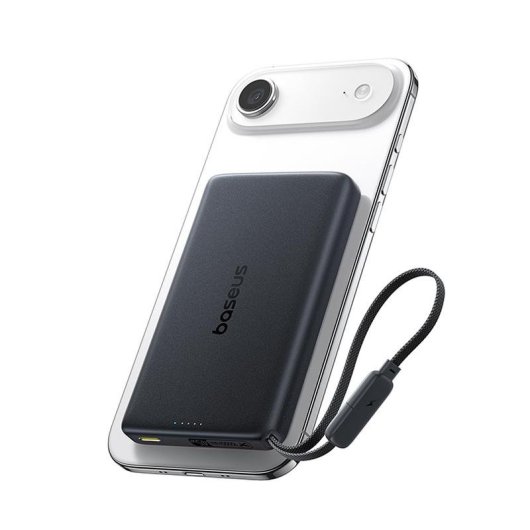 Bateria externa Baseus PicoGo E0029000 10000 mAh 45W MagSafe Qi2.2 Preto