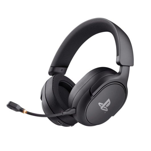 Auriculares Trust GXT 499W Forta inalámbricos USB para gaming PS5 con micrófono desmontable negros