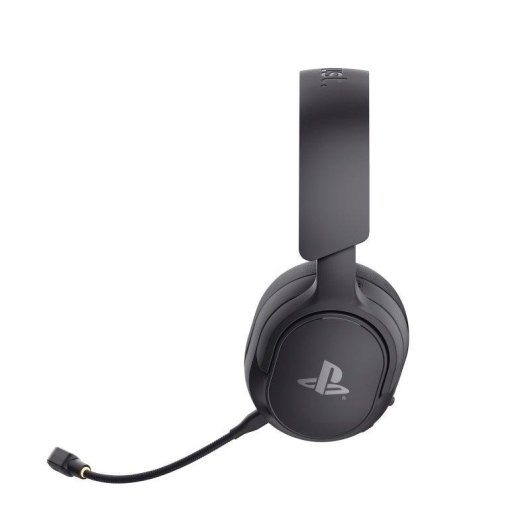 Auriculares Trust GXT 499W Forta inalámbricos USB para gaming PS5 con micrófono desmontable negros