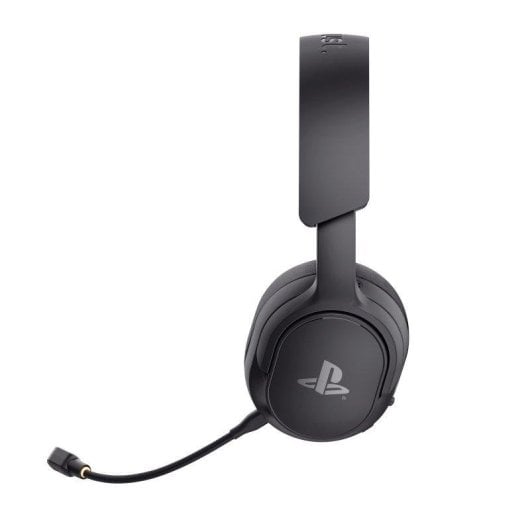 Auriculares Trust GXT 499W Forta inalámbricos USB para gaming PS5 con micrófono desmontable negros