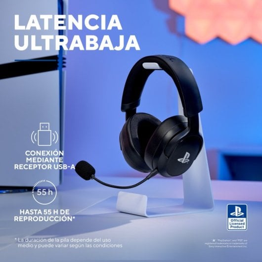 Auriculares Trust GXT 499 Forta Wireless USB-A Gaming PS5 Microfone Preto