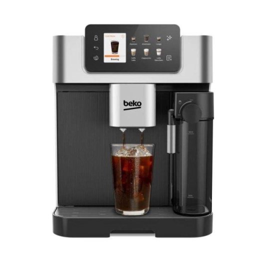 Cafetera Superautomática Beko CEG7348X 2 L 19 Bares con molinillo y espumador