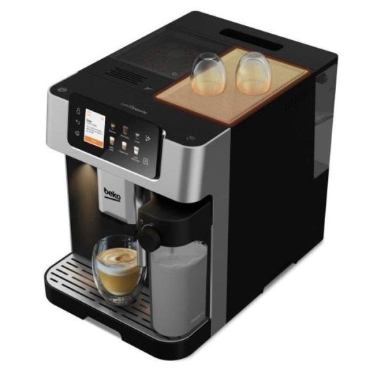 Cafetera Superautomática Beko CEG7348X 2 L 19 Bares con molinillo y espumador