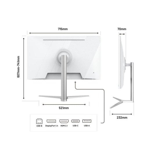 Monitor PC JAPANNEXT JN-IPS326K-HSPC9 32" UltraHD 6K IPS 60Hz HDR USB-C 8ms