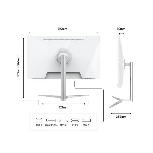 Monitor JAPANNEXT JN-IPS326K-HSPC9 32" UltraHD 6K IPS 60Hz HDR USB-C 8ms