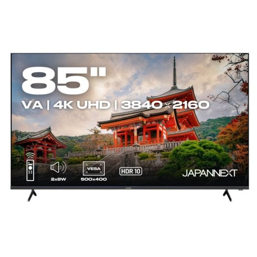 Monitor PC JAPANNEXT JN-VM8500UHDR 85" UltraHD 4K 60Hz VA HDR G-Sync FreeSync 8ms