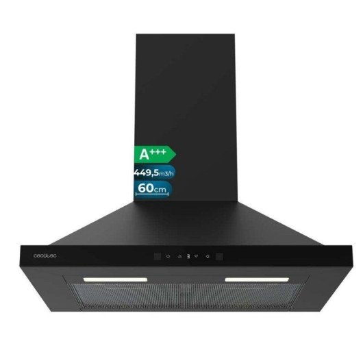 Campana extractora Cecotec Bolero Flux PT 604400 Black Aspirazione 60cm controllo gestuale