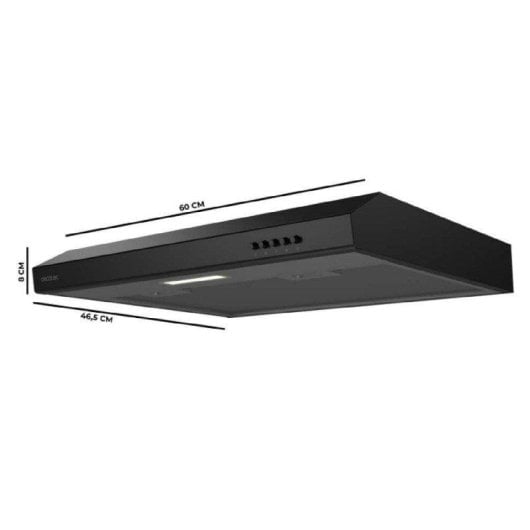 Campana extractora Cecotec Bolero Flux CM 602100 Convencional 60 cm motor DC LED
