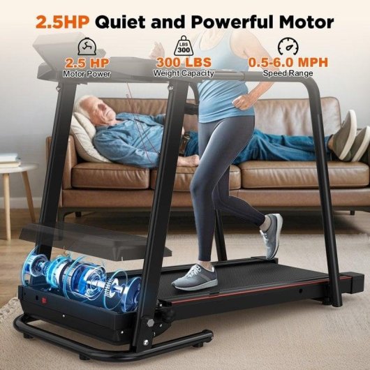 Tapis de course Clover Fitness S200 stabilité et sécurité avancées