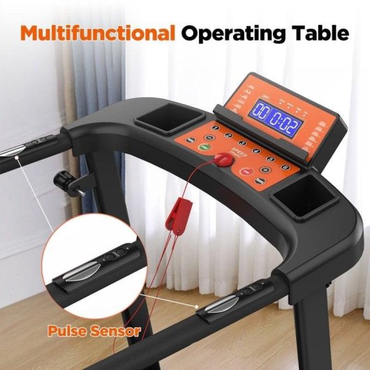Tapis de course Clover Fitness S200 stabilité et sécurité avancées