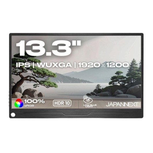 Écran PC JAPANNEXT JN-MD-IPS133WUXGAR 13.3" WUXGA 60Hz IPS HDR G-Sync FreeSync 25ms