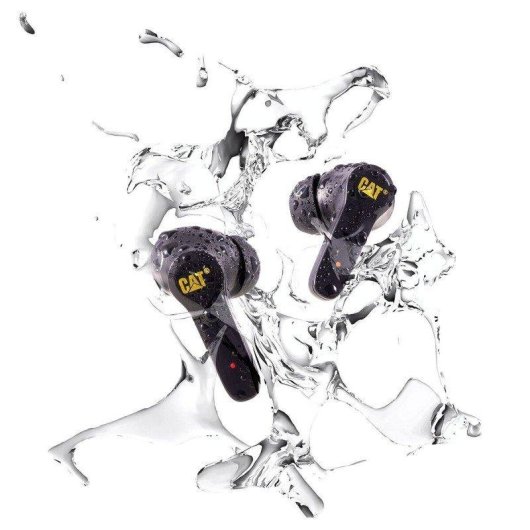 Auriculares Caterpillar Cat CP-CAT-BT-EARBUD sem fios Bluetooth com Cancelamento de Ruído, IP55, Microfone
