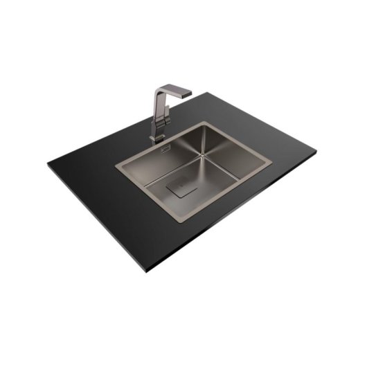 Lava-loiça Teka RS15 50.40 Titanium Aço 44 cm 1 Cuba SilentSmart